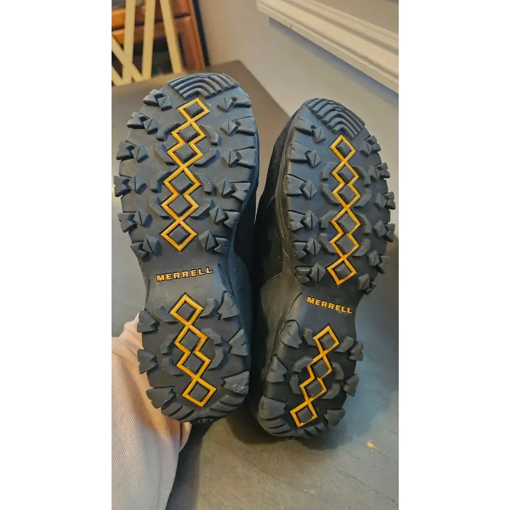 Merrell Quantum Moc Waterproof PolarTec‎ Slip On Shoes youth size 5 black shoes